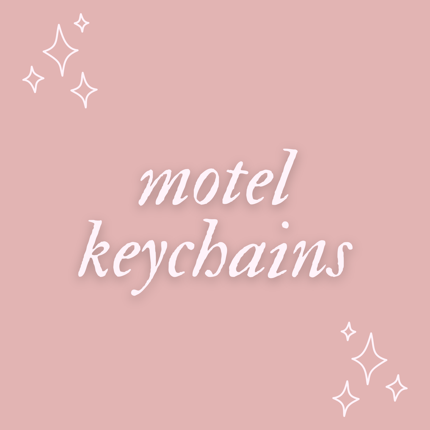 Motel Key Keychain