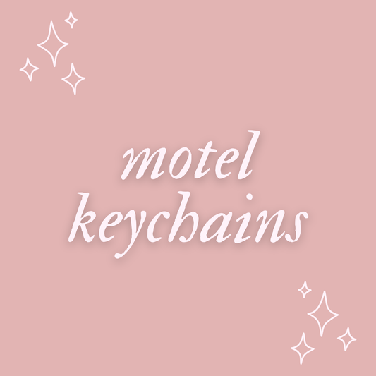 Motel Key Keychain
