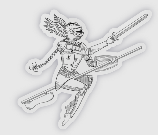 Lady Knight of Night Sticker (Preorder)